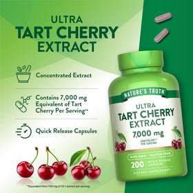 Nature's Truth Extrait de Cerise Acide Capsules, prise en main