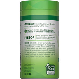 Nature's Truth Extrait de Saw Palmetto avec étiquette détaillée