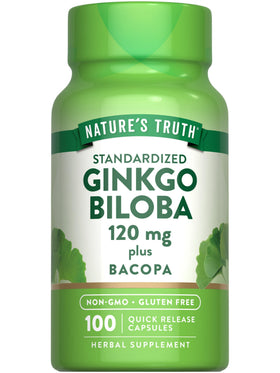 Nature's Truth Ginkgo Biloba 120mg gélules vue de face