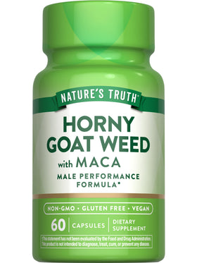 Nature's Truth Horny Goat Weed 60 capsules végétales face avant