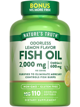 Nature's Truth Huile de Poisson 2000mg gélules frontale
