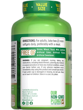 Nature's Truth Huile de Poisson Omega 3 1340 mg en contexte de bien-être