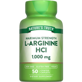 Nature's Truth L-Arginine HCL 1000mg 50 comprimés vue avant