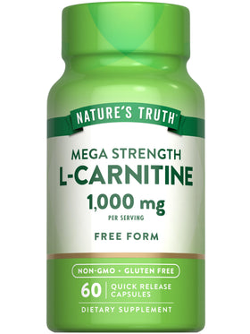 Nature's Truth L-Carnitine 1000mg capsules front view