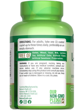 Nature's Truth L-Lysine 1000mg, affichage des comprimés sur une table