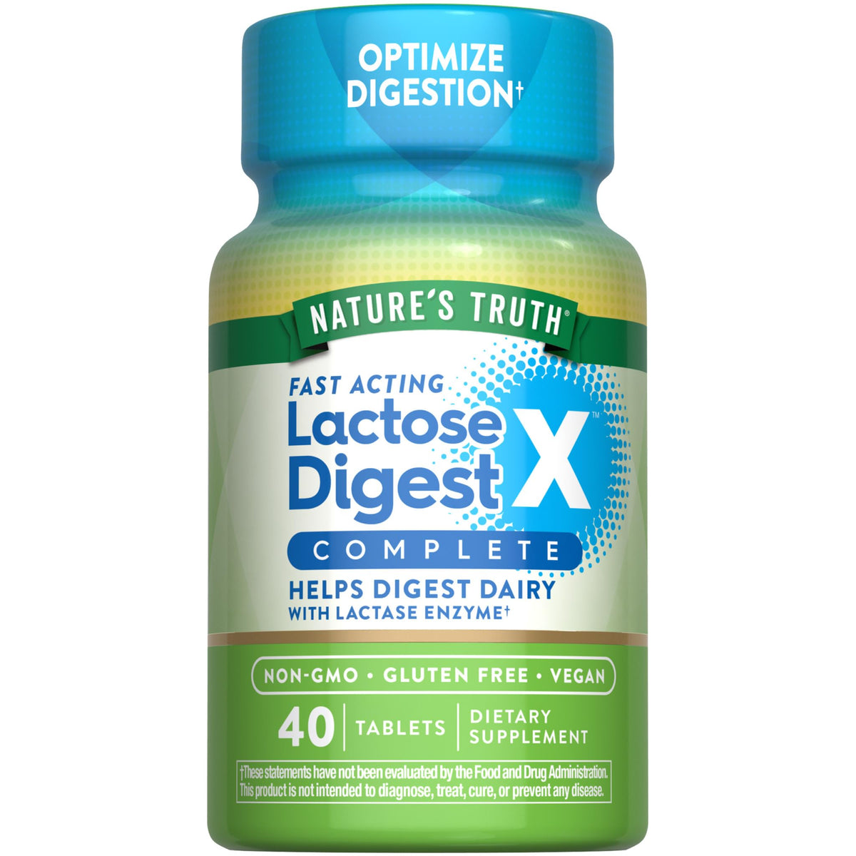 Nature's Truth Lactose daily Pills boîte avant vue