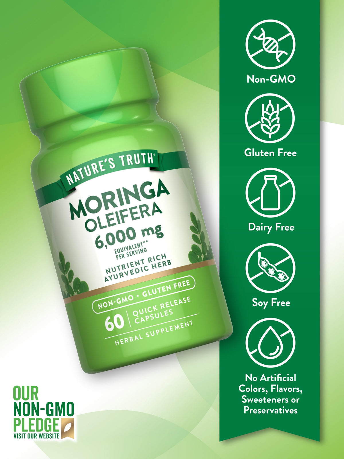 Nature's Truth Moringa Oleifera ingredients list