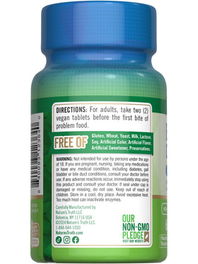 Nature's Truth Multi-Enzymes 60 comprimés sur fond blanc