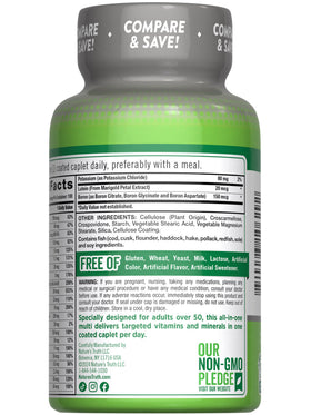 Nature's Truth Multivitamine 50+ avec d'autres compléments