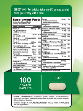 Nature's Truth Multivitamine 50+ gélules enrobées