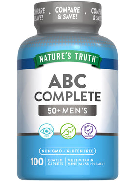 Nature's Truth Multivitamine pour Hommes 50+ 100 comprimés, vue de face