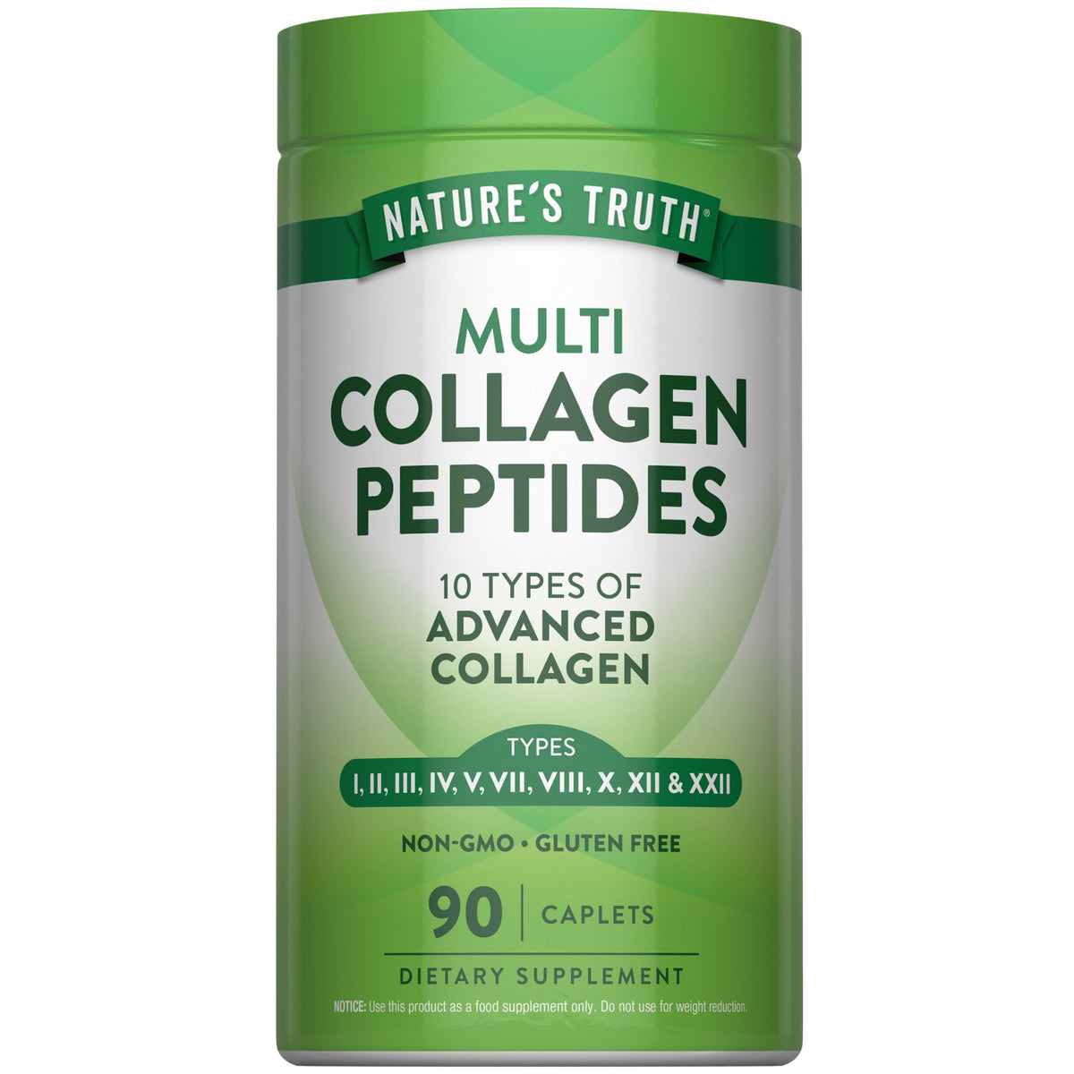 Nature's Truth Peptides de Collagène gélules 118g vue avant