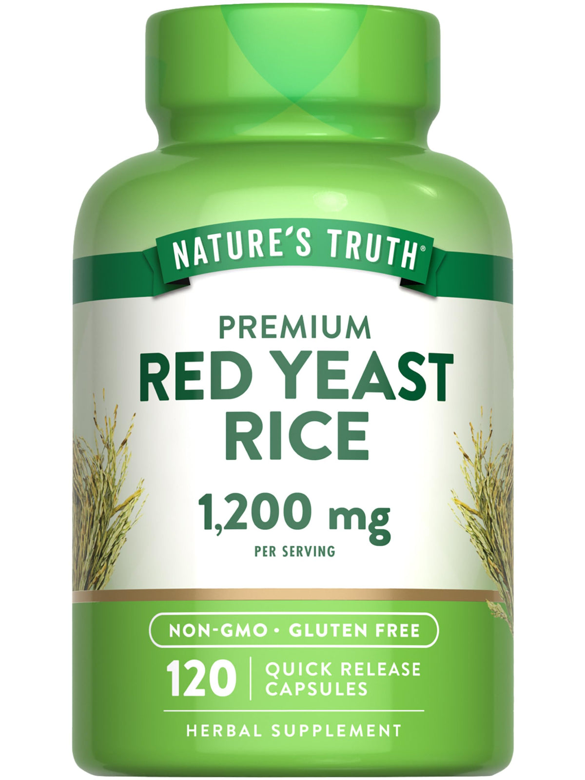 Nature's Truth Riz Rouge 1200 mg boîte vue de face