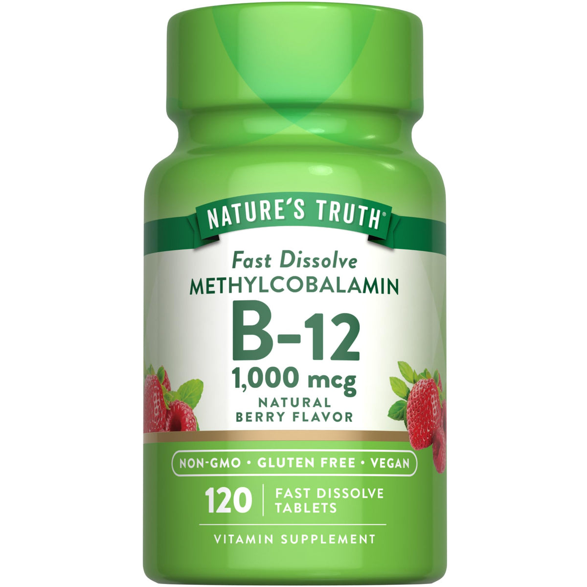 Nature's Truth Vitamine B12 1000 mcg comprimés avant