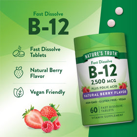 Nature's Truth Vitamine B12 2500 mcg emballage ouvert