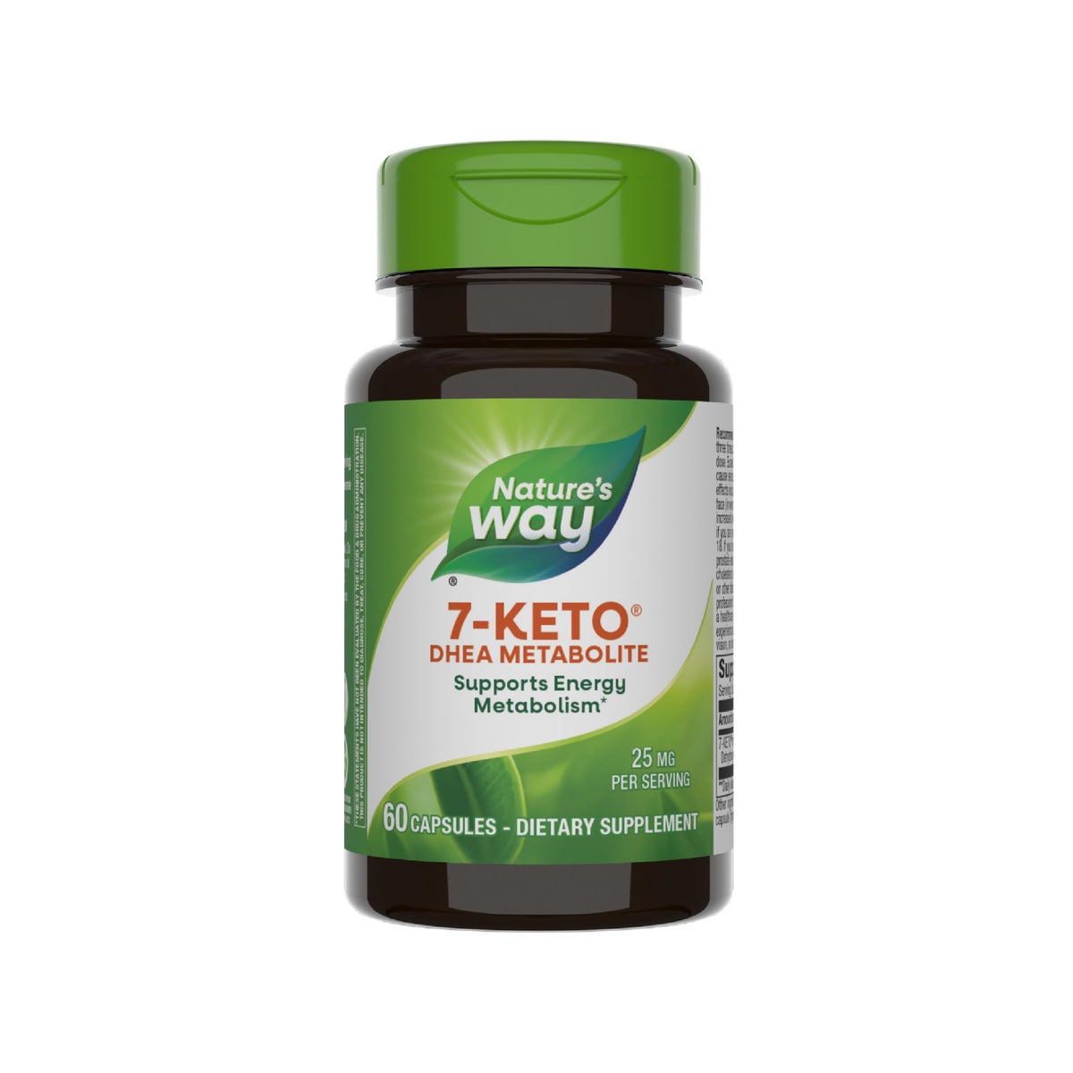 Nature's Way 7-Keto DHEA a balanced routine 25 mg capsules, packaging front view
