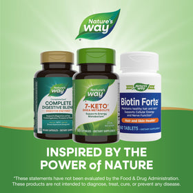 Nature's Way 7-Keto DHEA a balanced routine 25 mg capsules, product dimensions