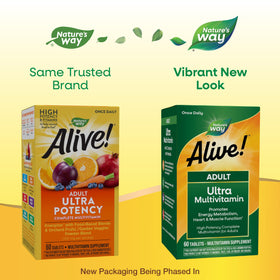 Nature's Way Alive! Adult Ultra Multivitamin comprimé vue de face