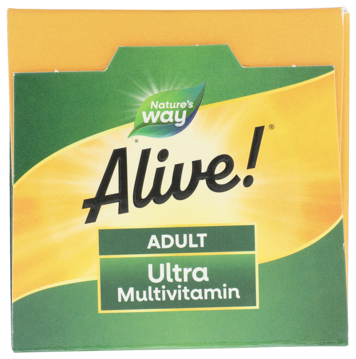 Nature's Way Alive! Adult Ultra Multivitamin étiquette arrière