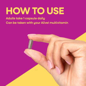 Nature's Way Alive! Beauty Formula capsules sur une table