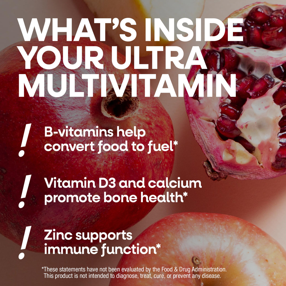 Nature's Way Alive! Femme 50+ multivitamine - tableau nutritionnel