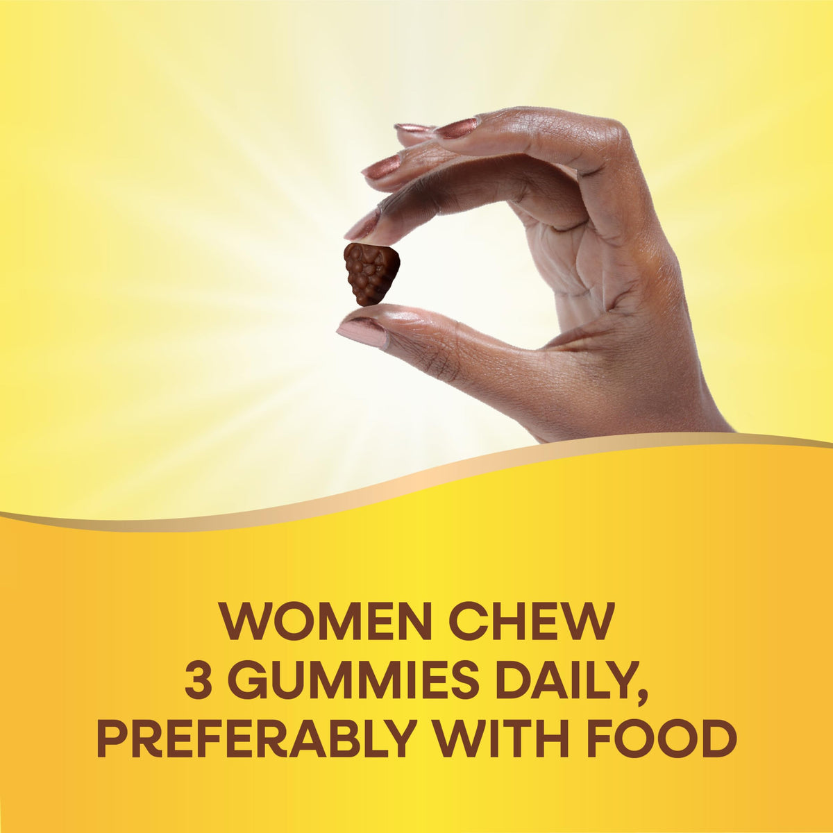 Nature's Way Alive! Gummy Multivitamin Femme gommes en présentation