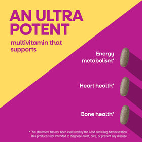 Nature's Way Alive! Max3 Potency Women's Complete Multivitamin, vue latérale de l'emballage