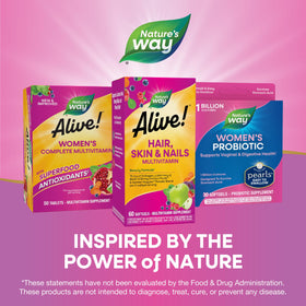 Nature's Way Alive! Multivitamines avec des fruits et légumes