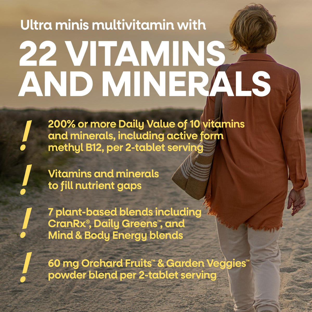Nature's Way Alive! Multivitamines Femmes 50+ arrière de la boîte
