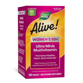 Nature's Way Alive! Multivitamines Femmes 50+ boîte de 180 comprimés