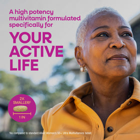 Nature's Way Alive! Multivitamines Femmes 50+ comprimés mini en gros plan