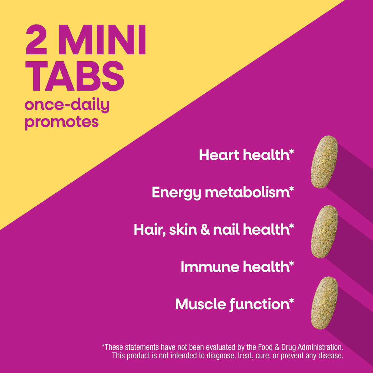Nature's Way Alive! Multivitamines Femmes 50+ étiquettes et ingrédients