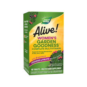 Nature's Way Alive! Women's Garden Goodness multivitamine 60 comprimés face
