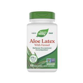 Nature's Way Aloe Vera avec Fenouil 100 capsules vue de face