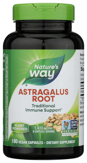 Nature's Way Astragalus Racine 180 capsules en boîte