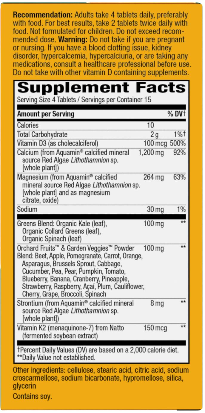 Nature's Way Calcium 1 200 mg au quotidien