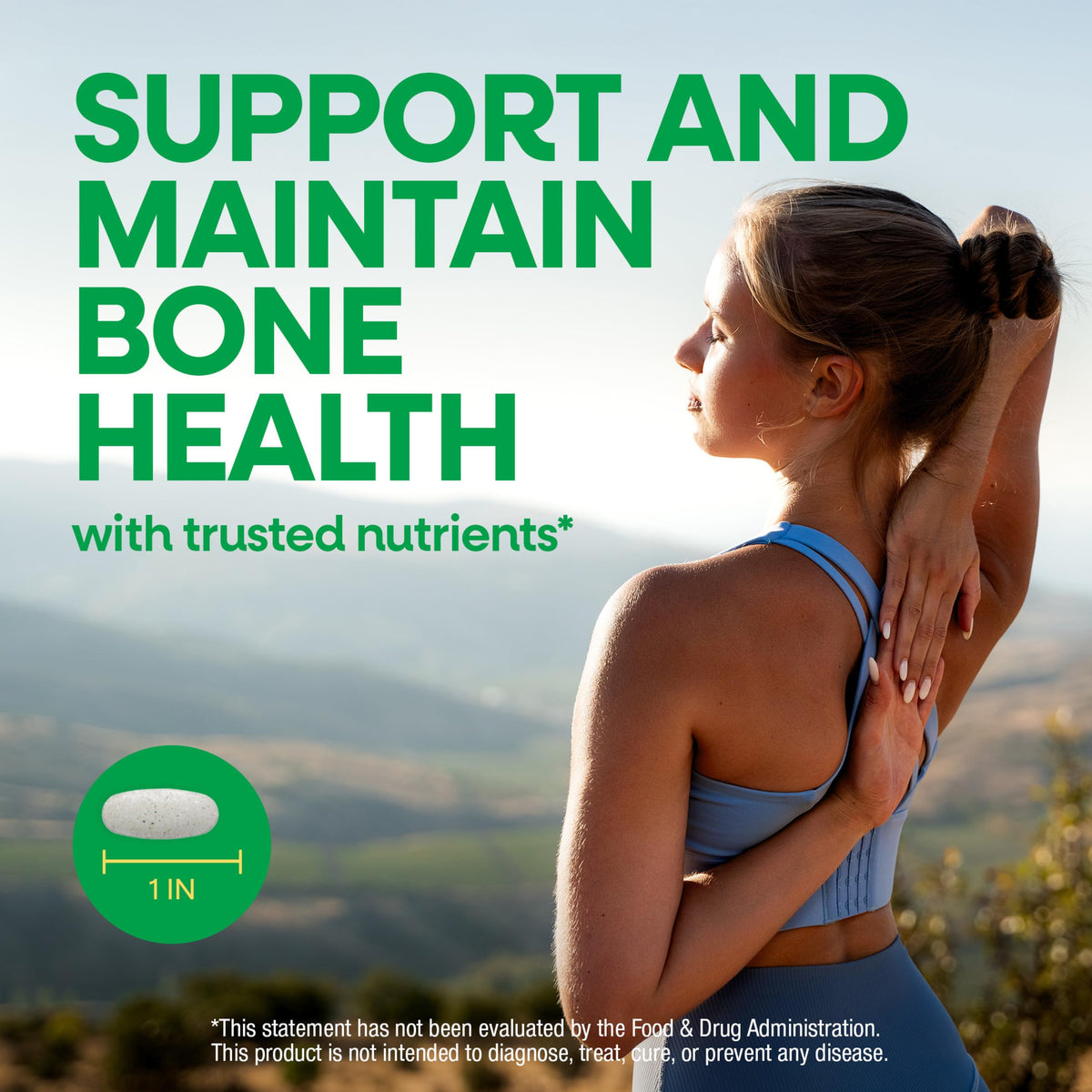 Nature's Way Calcium 1 200 mg boîte avec étiquettes