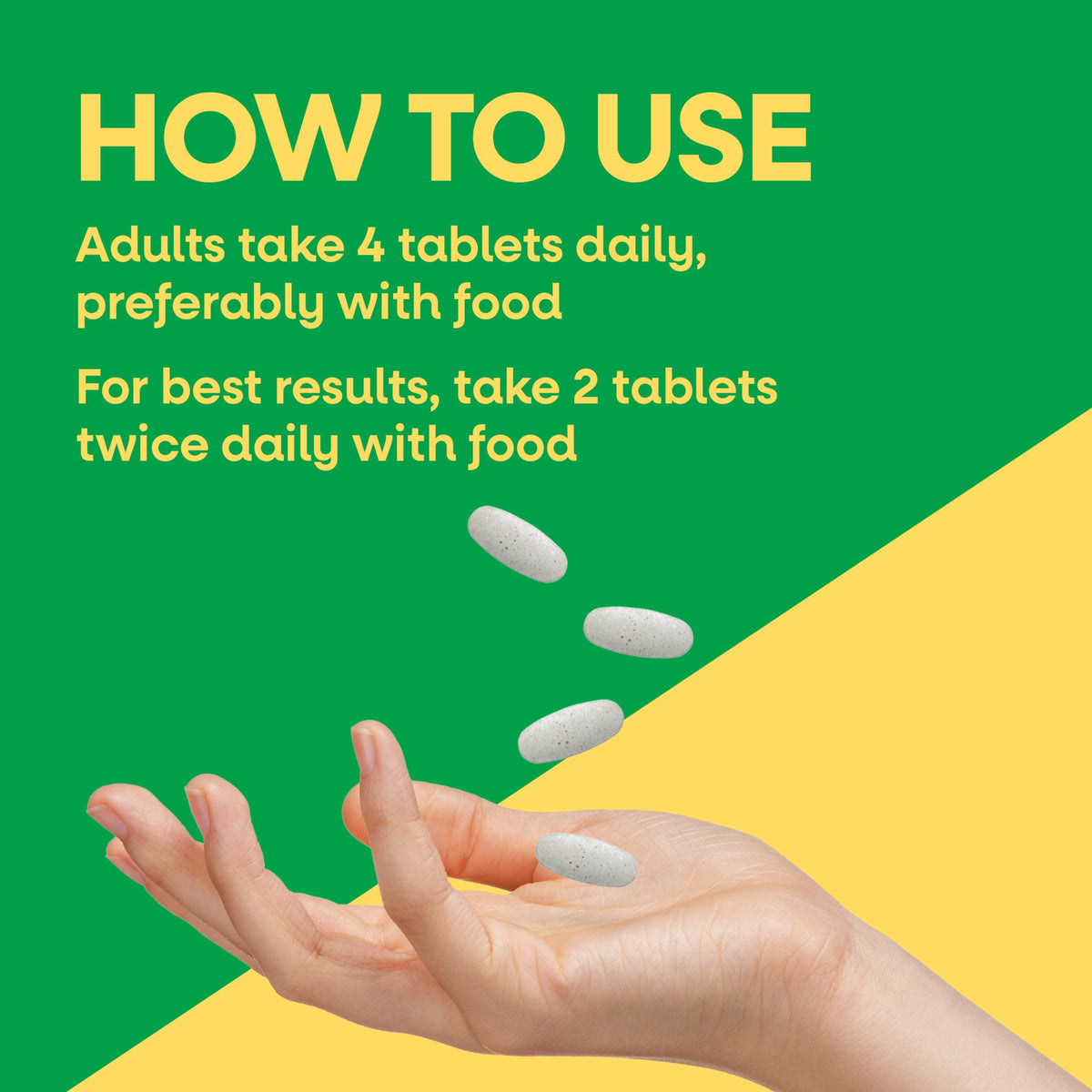 Nature's Way Calcium 1 200 mg tablettes en gros plan