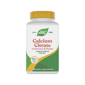 Nature's Way Calcium Citrate 500mg gélules végétaliennes, vue de face