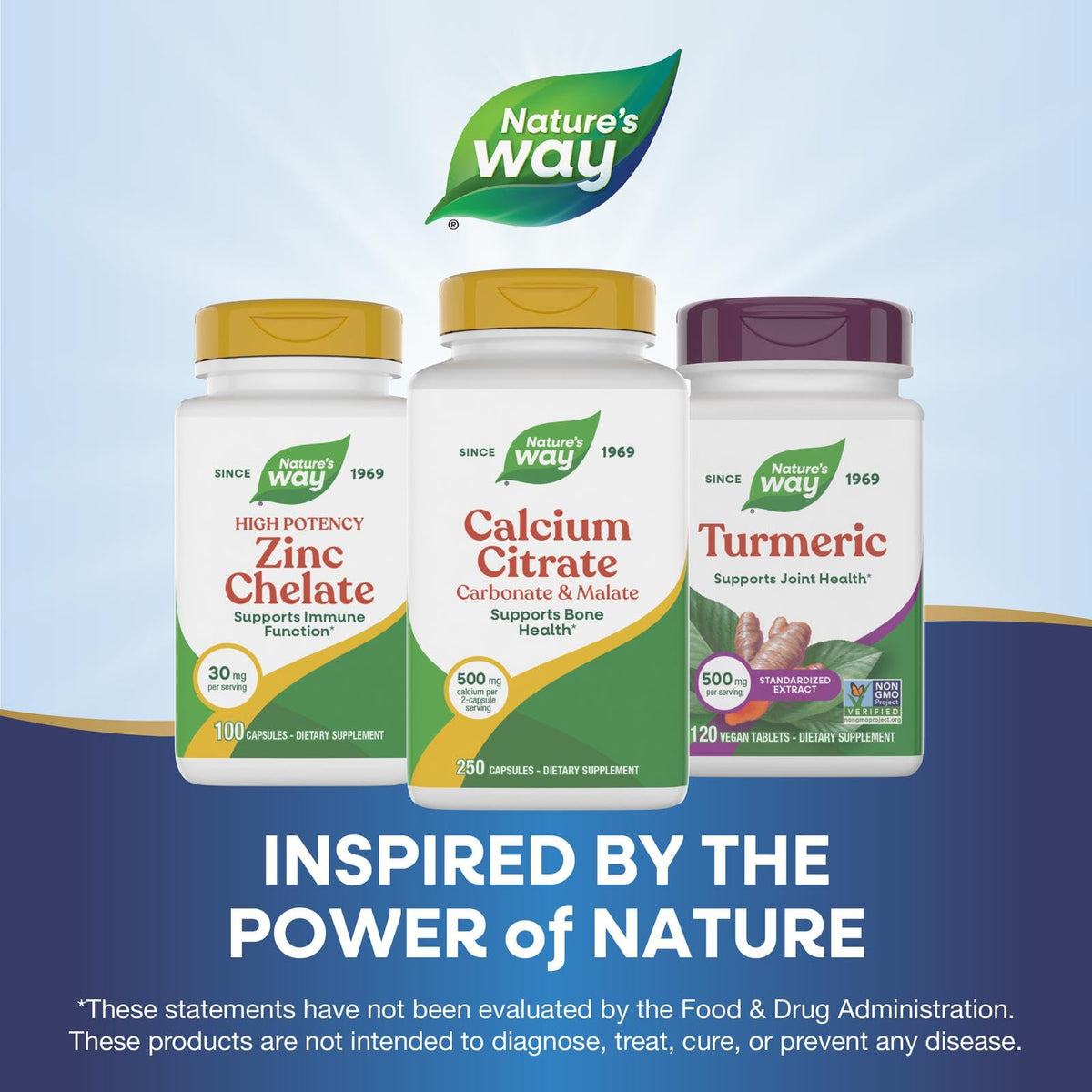 Nature's Way Calcium Citrate 500mg, vue en gros plan des gélules