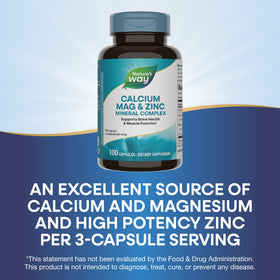 Nature's Way Calcium Magnésium Zinc, présentation des capsules