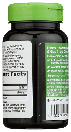 Nature's Way Charbon Actif - emballage et capsules