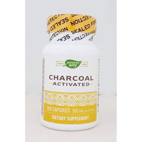 Nature's Way Charbon Actif Hi Po 100 capsules vue de face