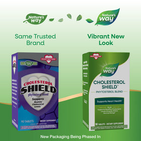 Nature's Way Cholesterol Shield 90 Tablettes emballage