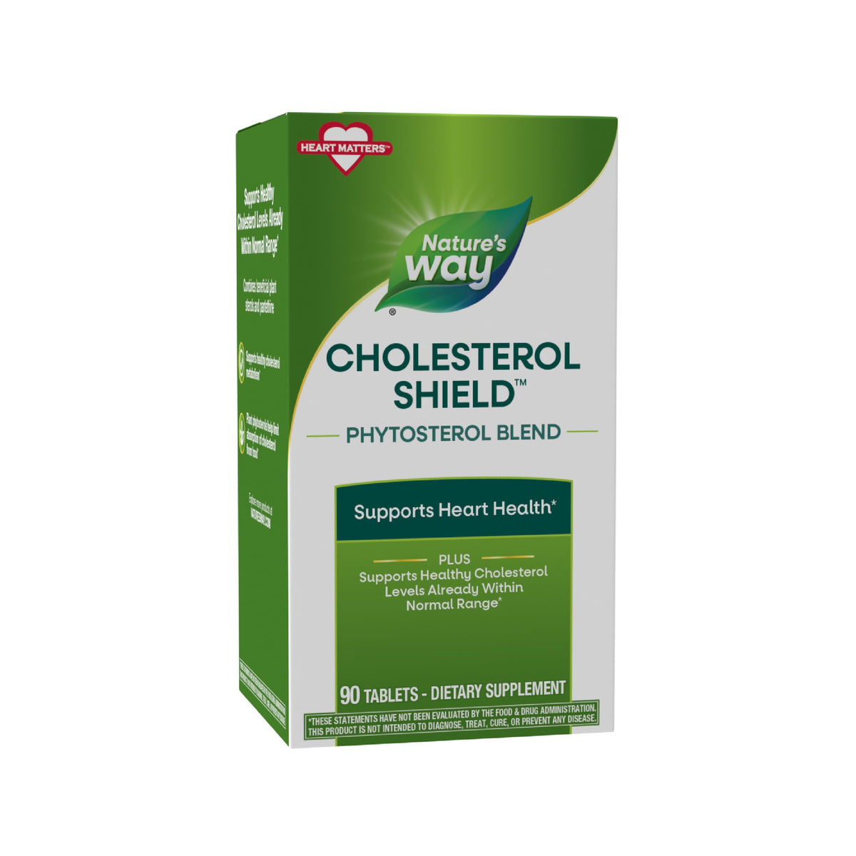 Nature's Way Cholesterol Shield 90 Tablettes vue avant