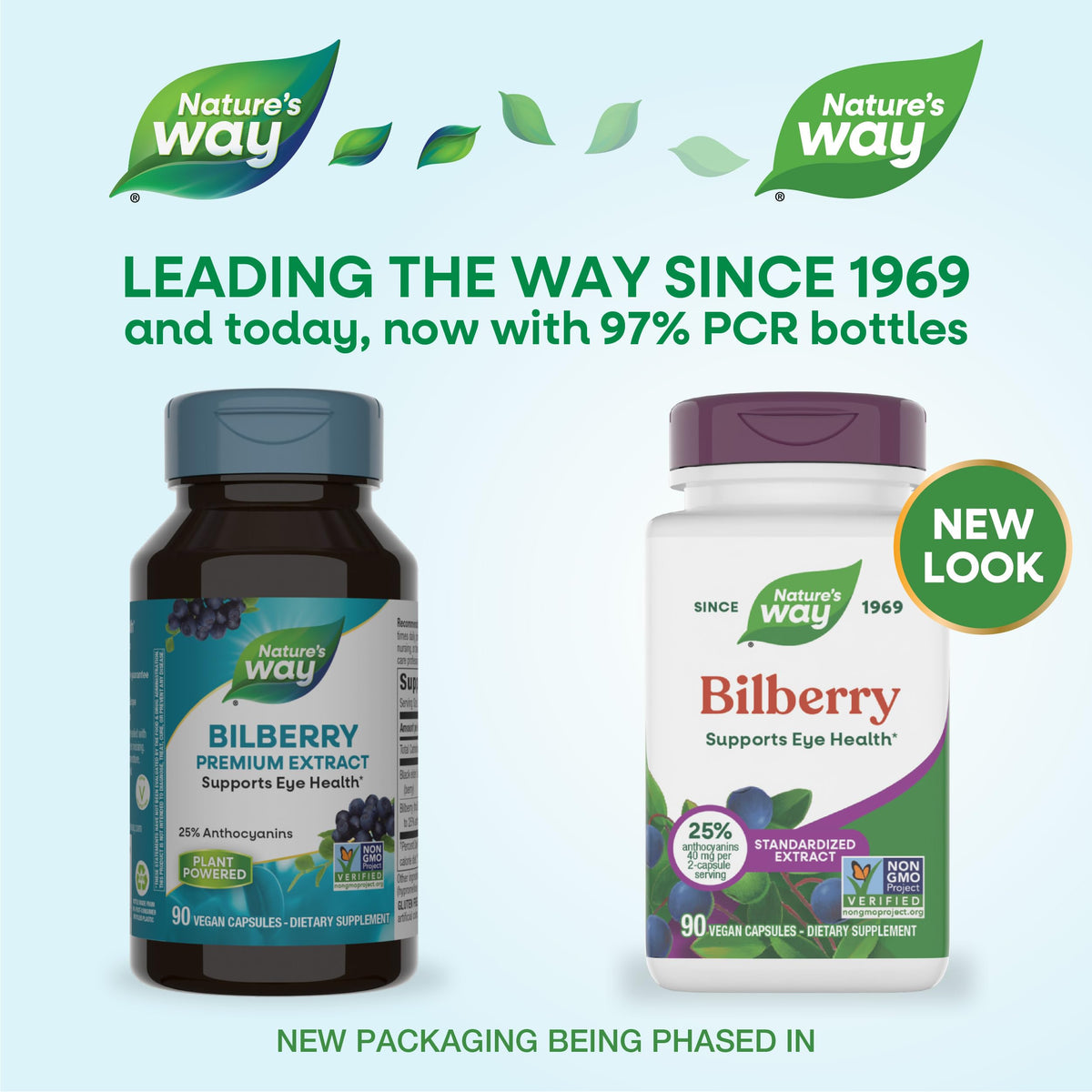 Nature's Way Complément Alimentaire Myrtille 90 capsules arrière