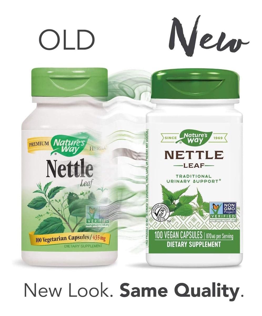 Nature's Way Complément Alimentaire Ortie 100 Capsules vue de dos