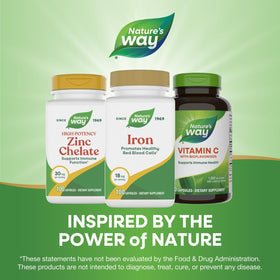 Nature's Way Complément de Fer 18 mg avec d'autres vitamines