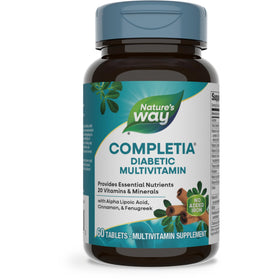 Nature's Way Completia Multivitamine Diabétique 60 Comprimés vue avant