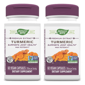Nature's Way Curcuma Max Potence 60 gélules végétaliennes, vue de face